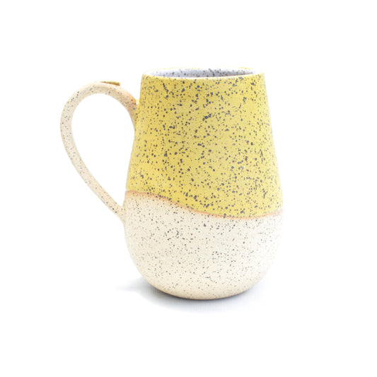 Sunflower Yellow Speckled Stoneware Mug