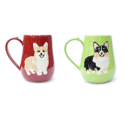 Welsh Corgi Stoneware Mug