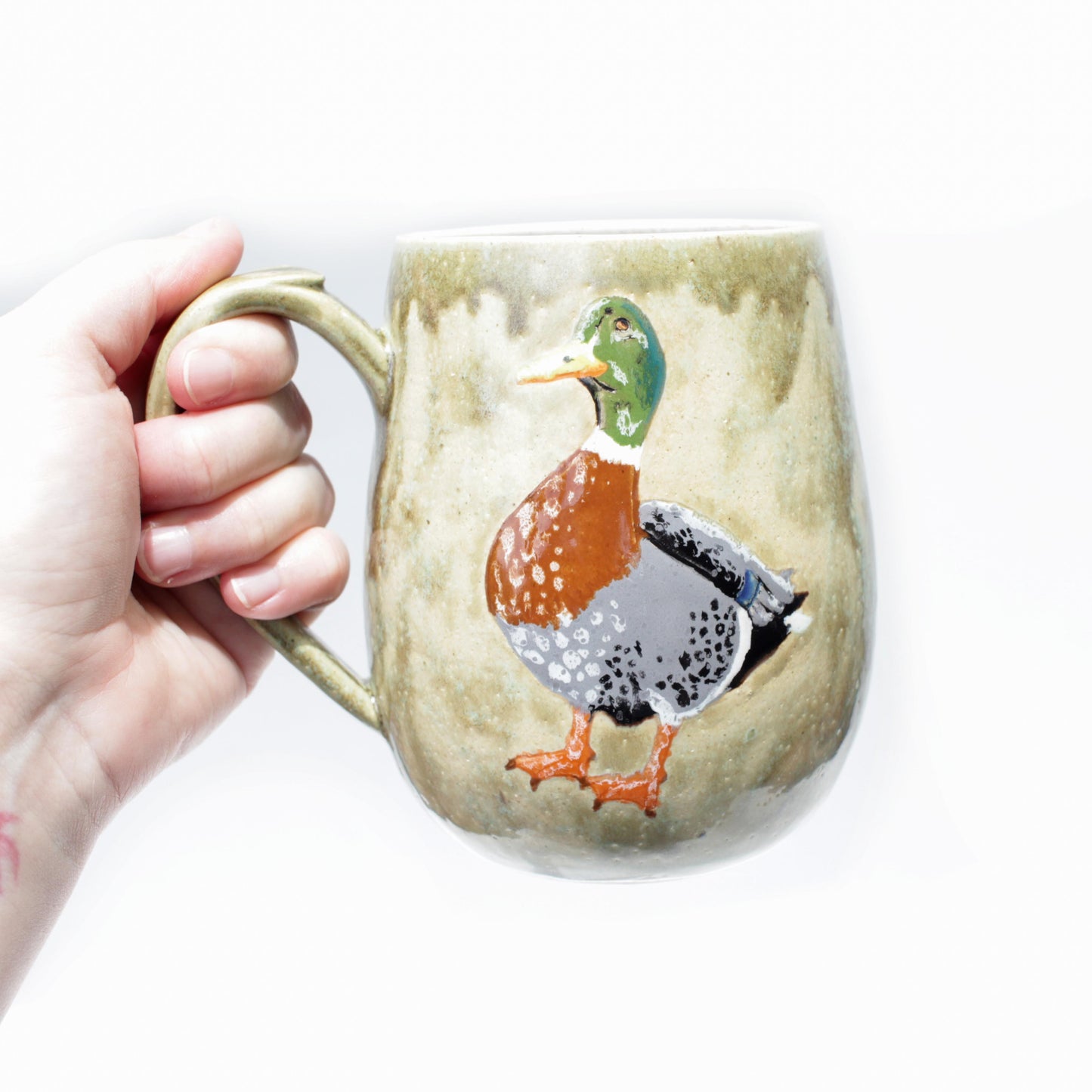 Mallard Duck Stoneware Mug