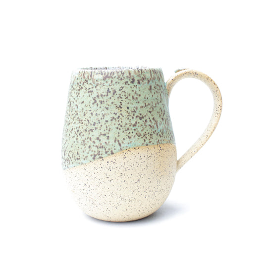 Turquoise Speckled Stoneware Mug