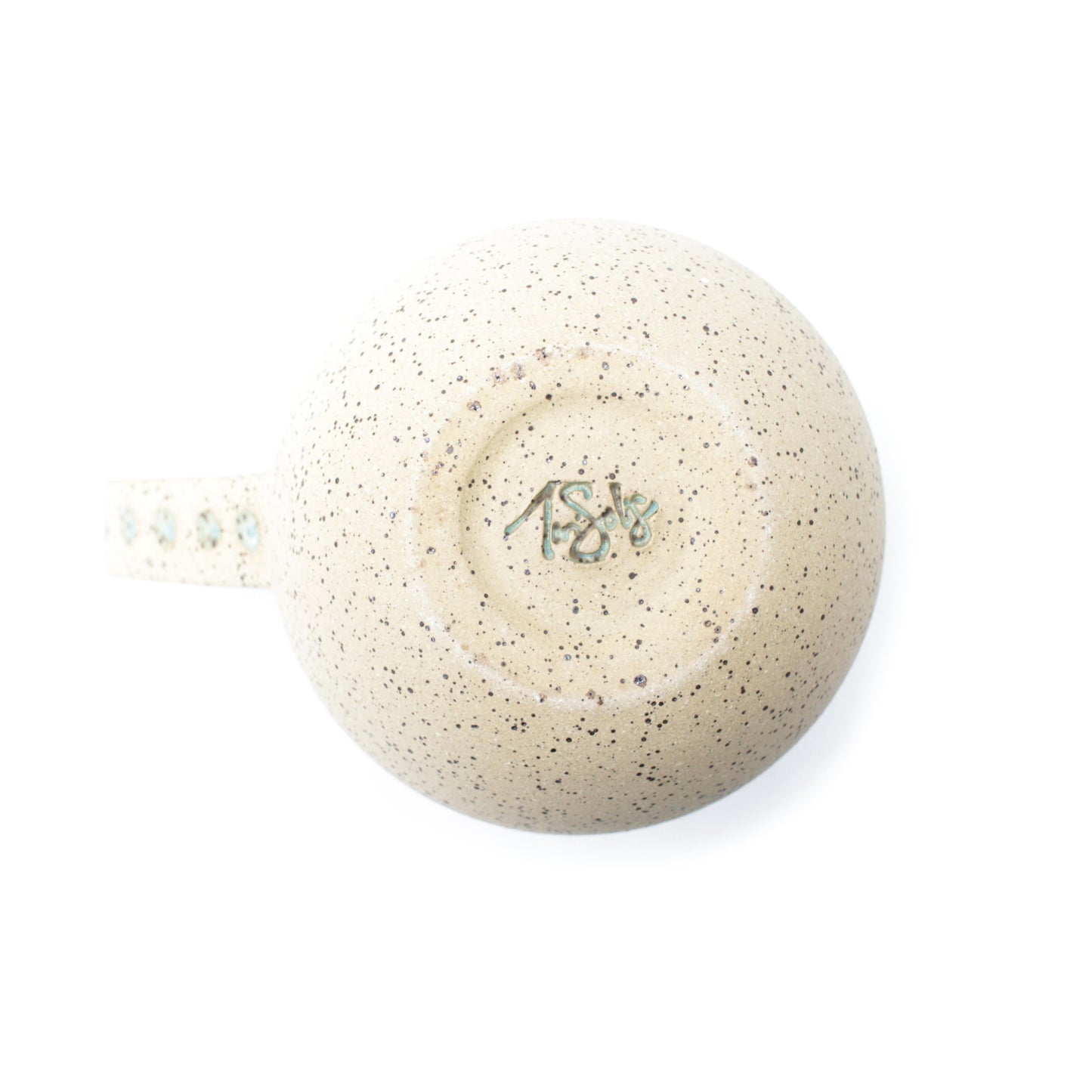 Turquoise Speckled Stoneware Mug