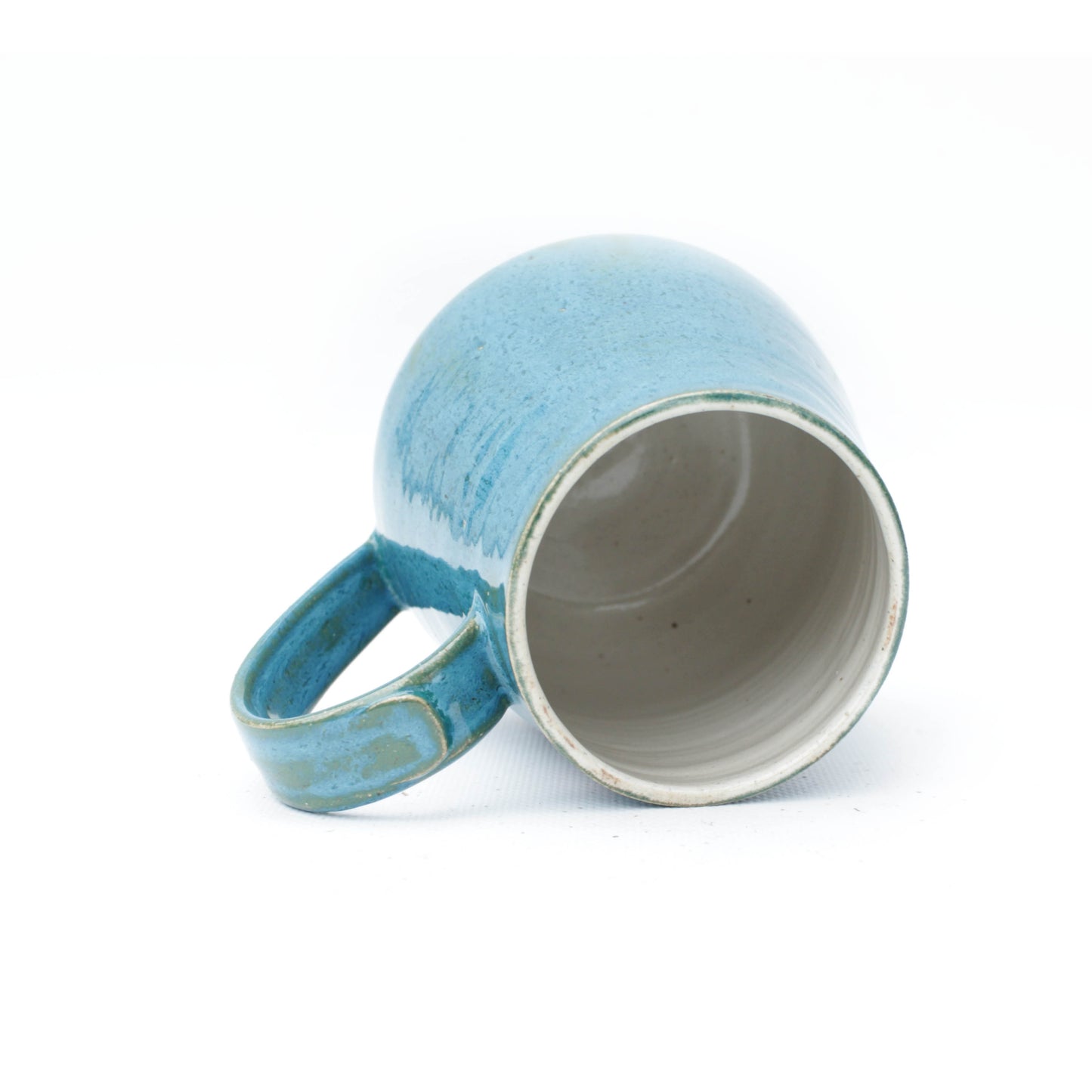 Blue Nose Staffordshire Terrier Teal Stoneware Mug