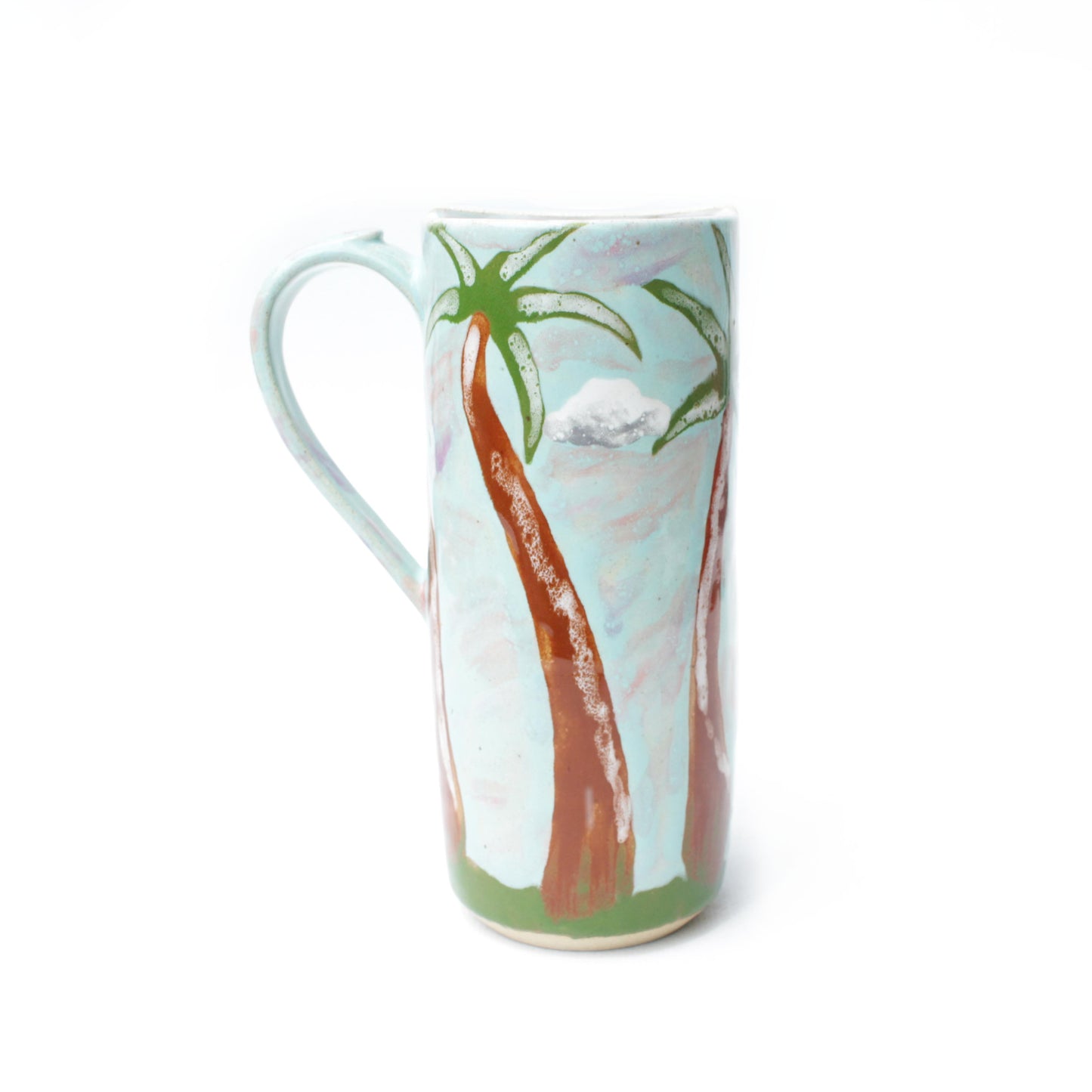 Brachiosaurus Skinny Stoneware Travel Mug with Handle