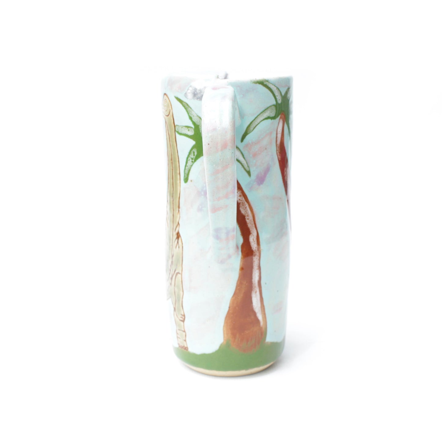 Brachiosaurus Skinny Stoneware Travel Mug with Handle