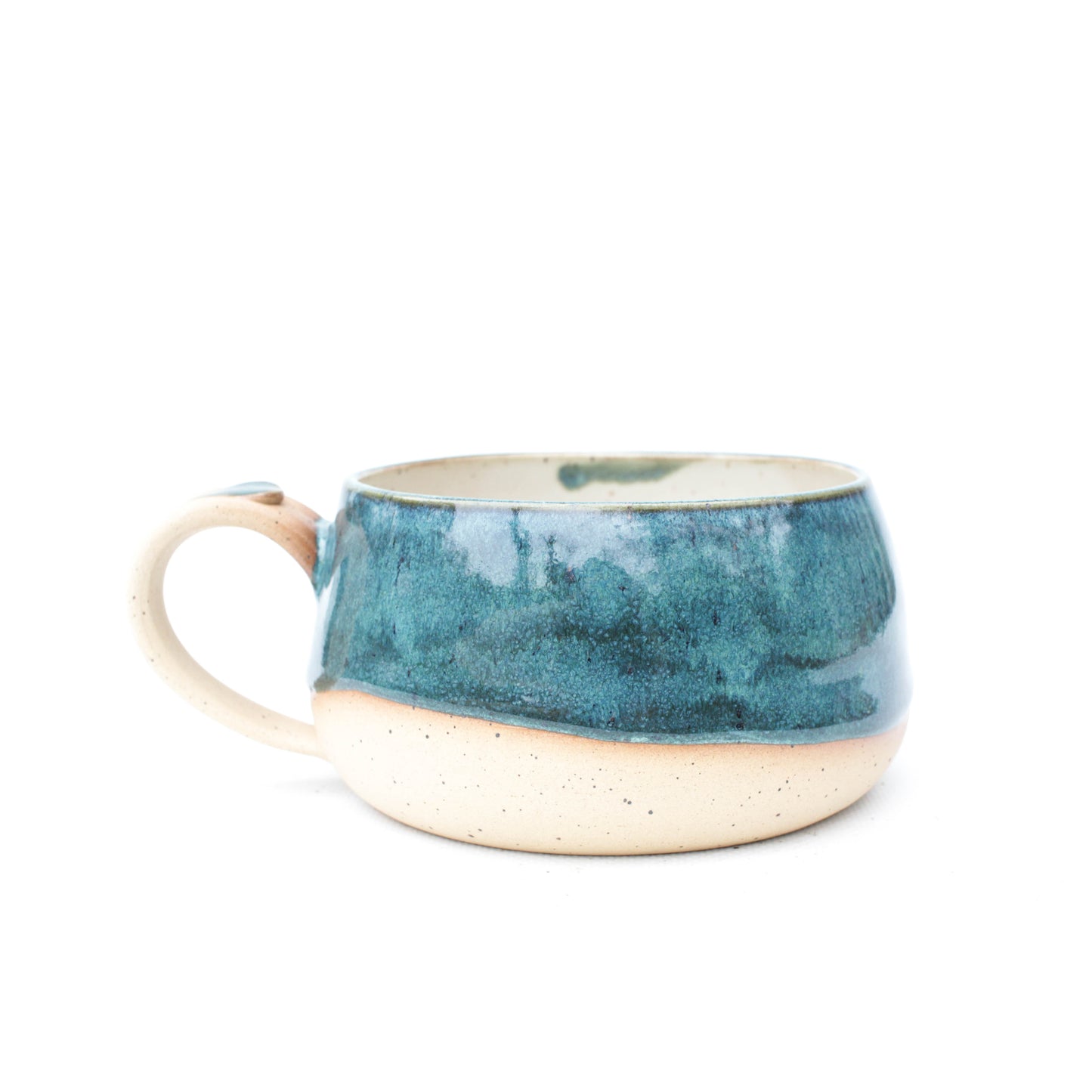 Emerald Ocean Speckled Stoneware Mug