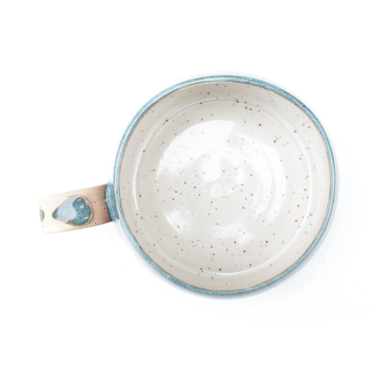 Emerald Ocean Speckled Stoneware Mug