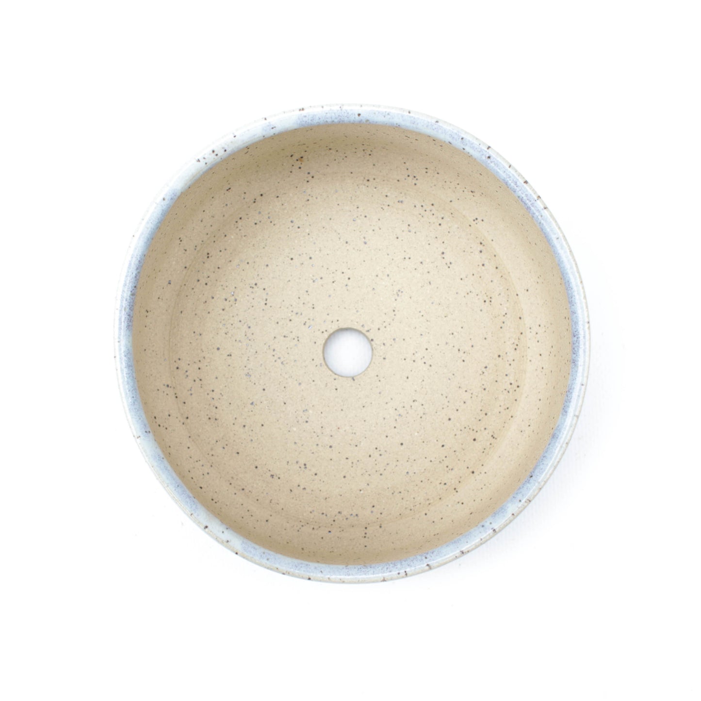 5.5" Periwinkle Speckled Stoneware Planter Pot