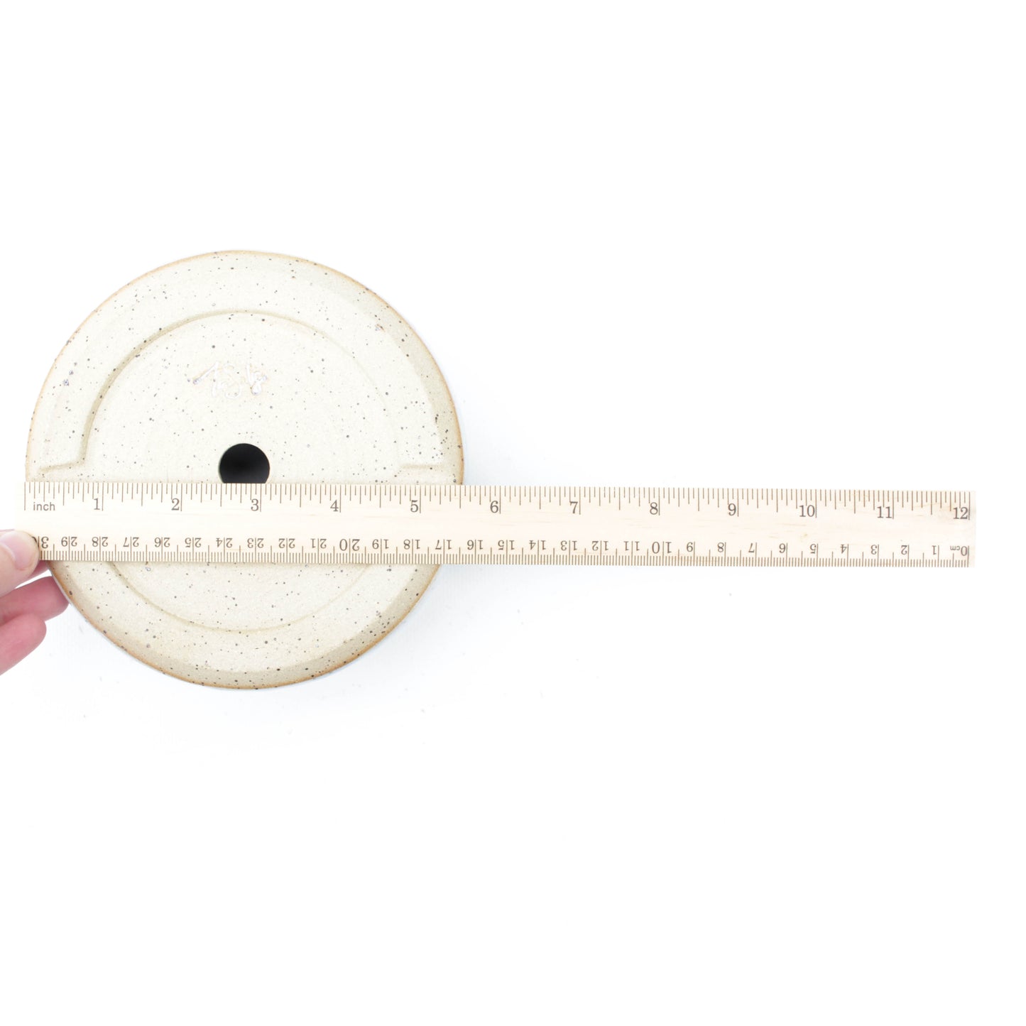 5.5" Periwinkle Speckled Stoneware Planter Pot