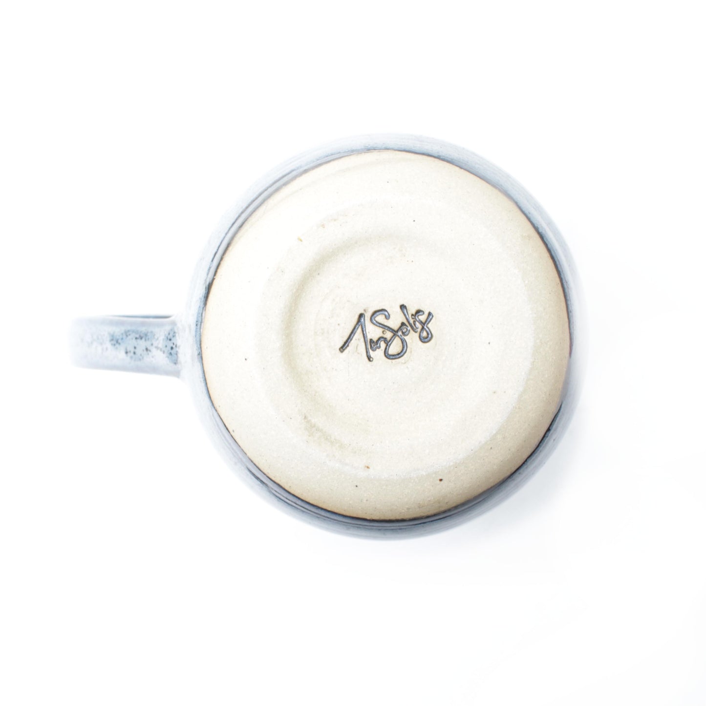 Blue Stoneware Mug