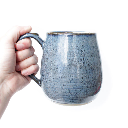 Blue Stoneware Mug