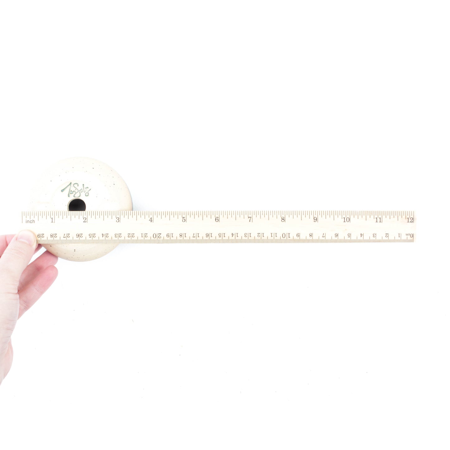 3" Teal Speckled Stoneware Planter Pot