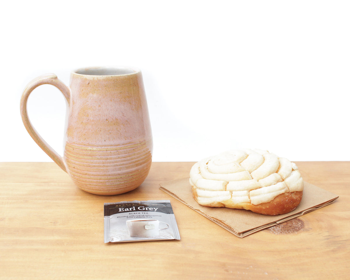 Pastel Orange Stoneware Mug