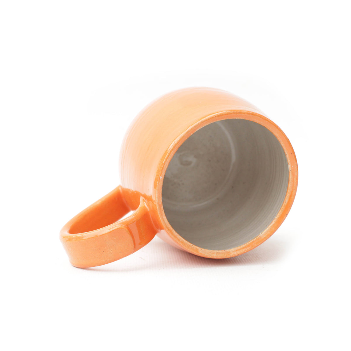 Orange Stoneware Mug