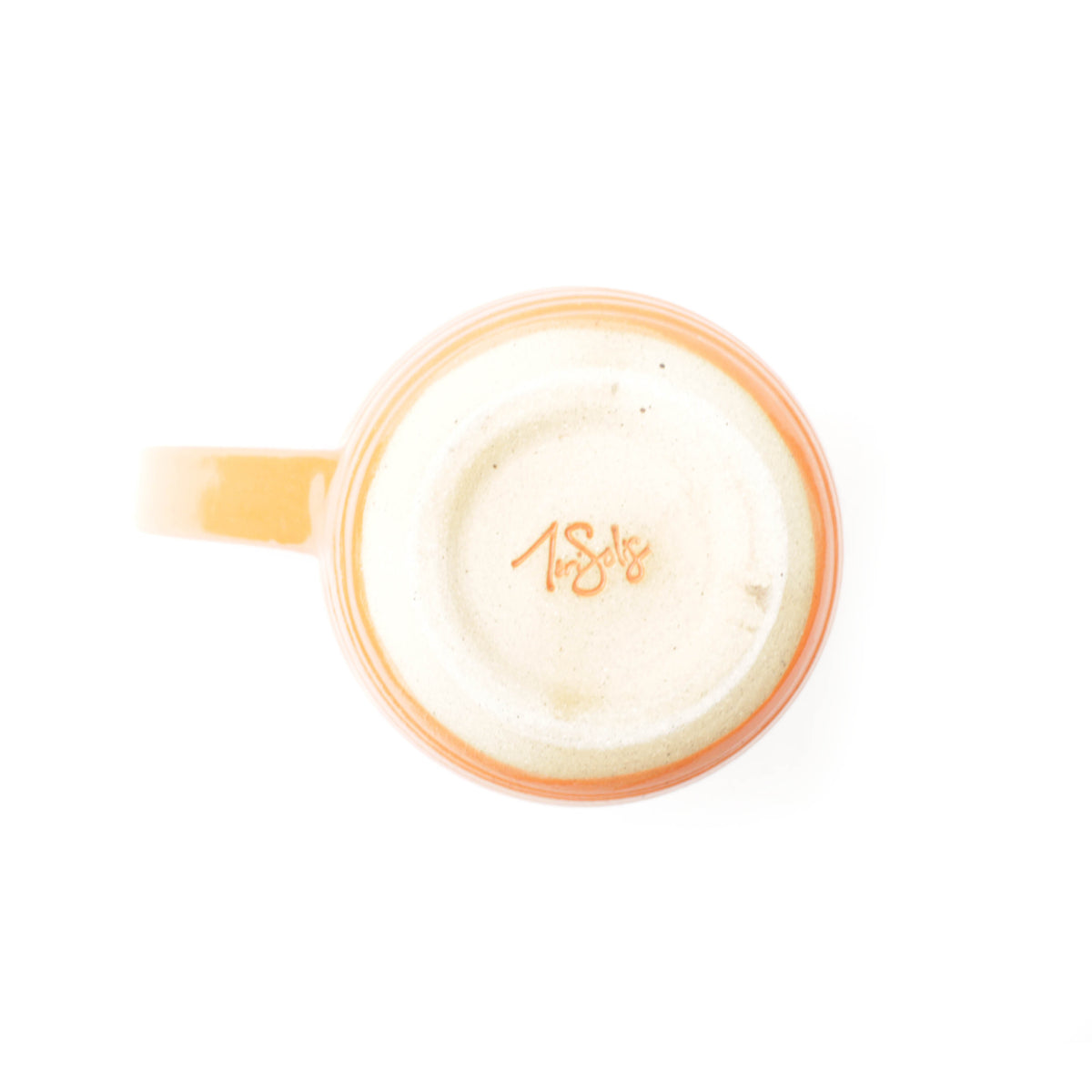 Orange Stoneware Mug