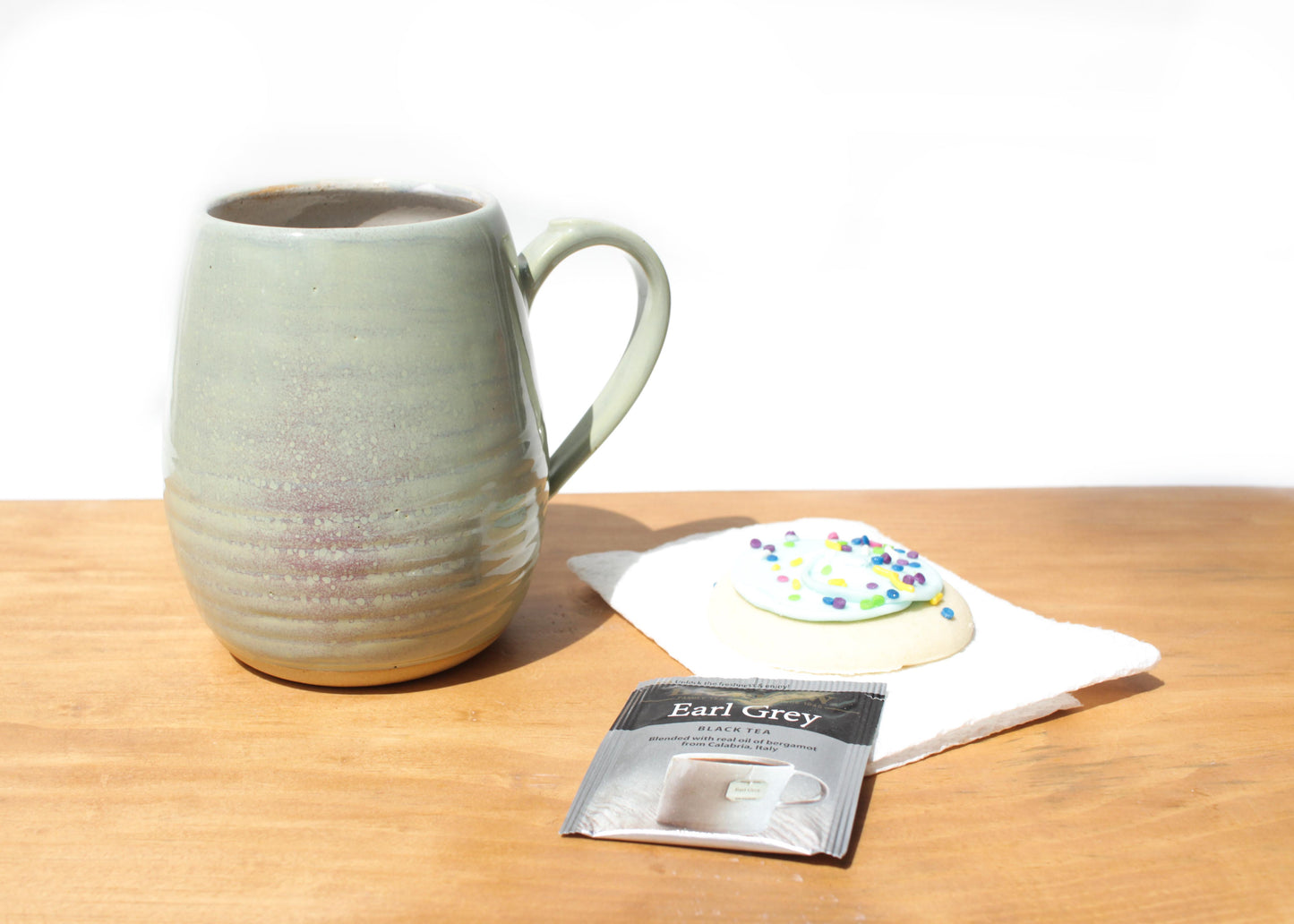 Seafoam Green Stoneware Mug