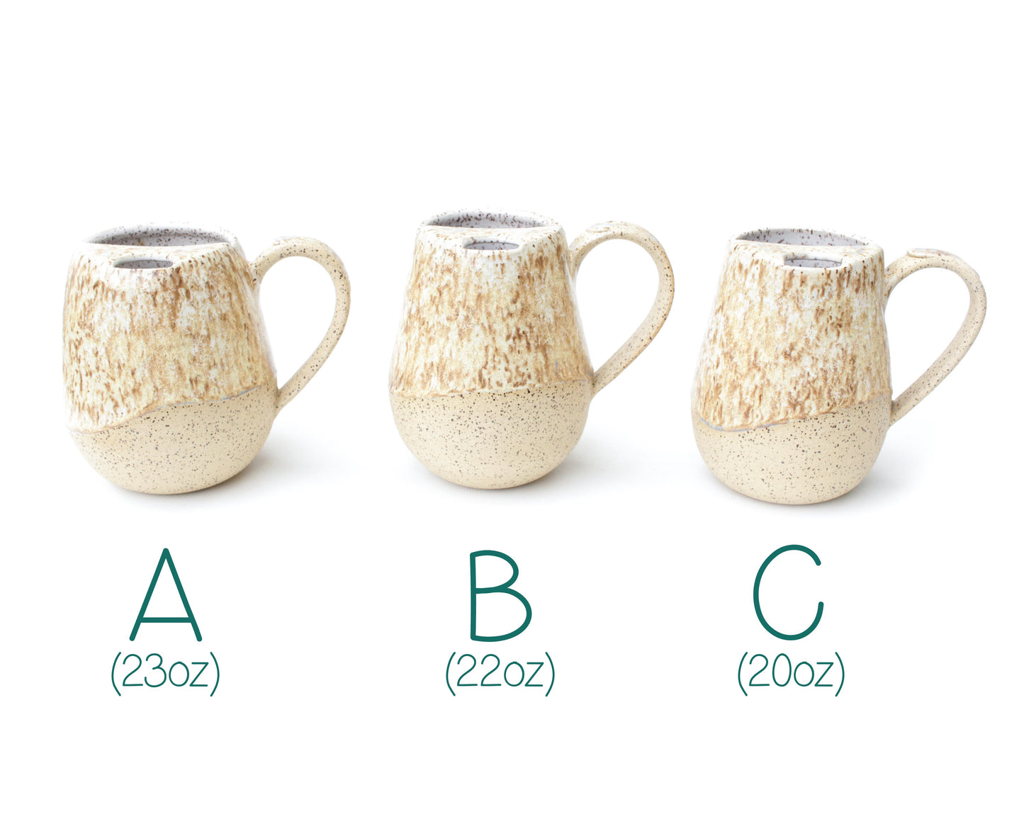 Golden Crystals Cozy Speckled Stoneware Sip-Top Mug