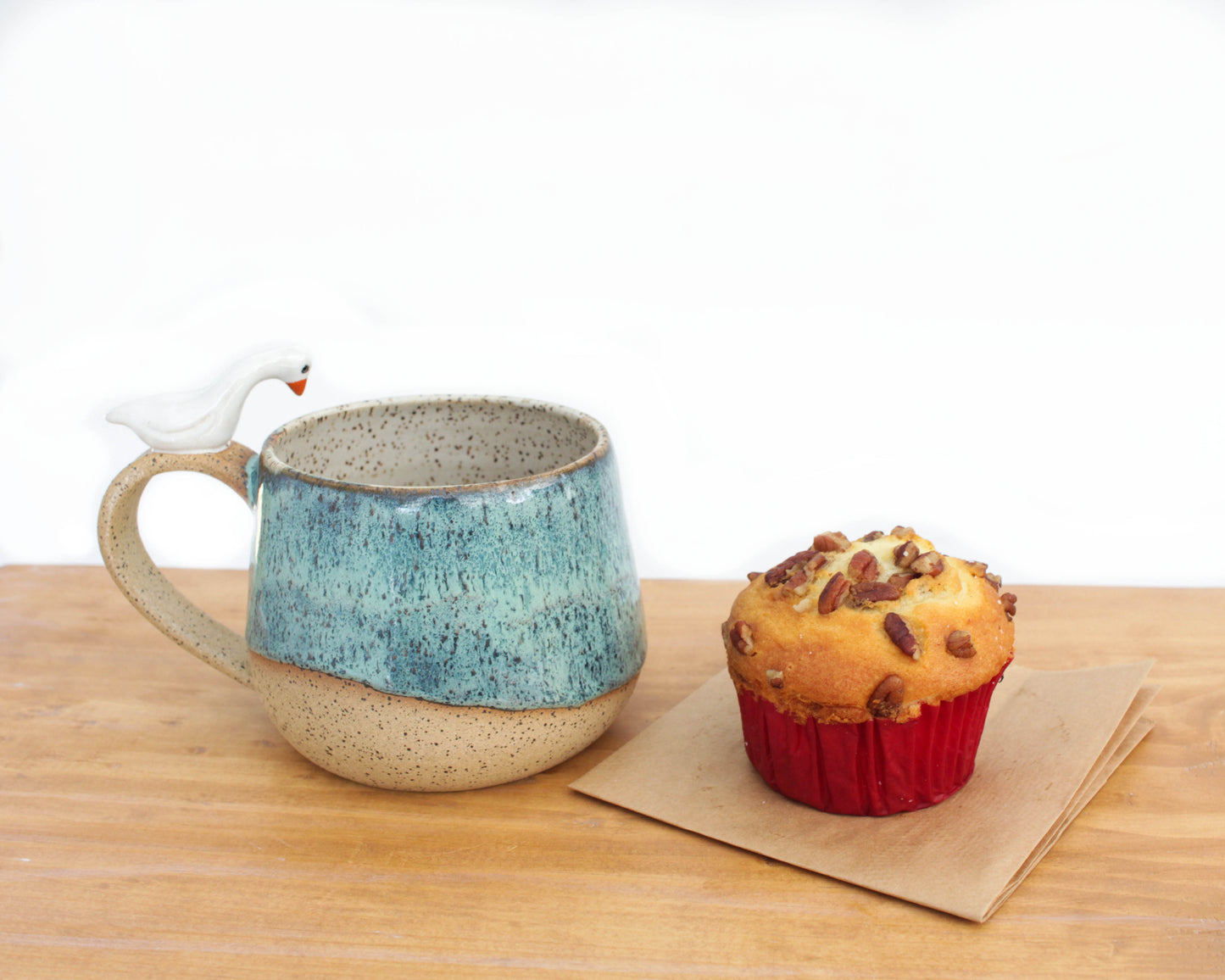 Silly Goose Tea Buddy Sculpture Mug