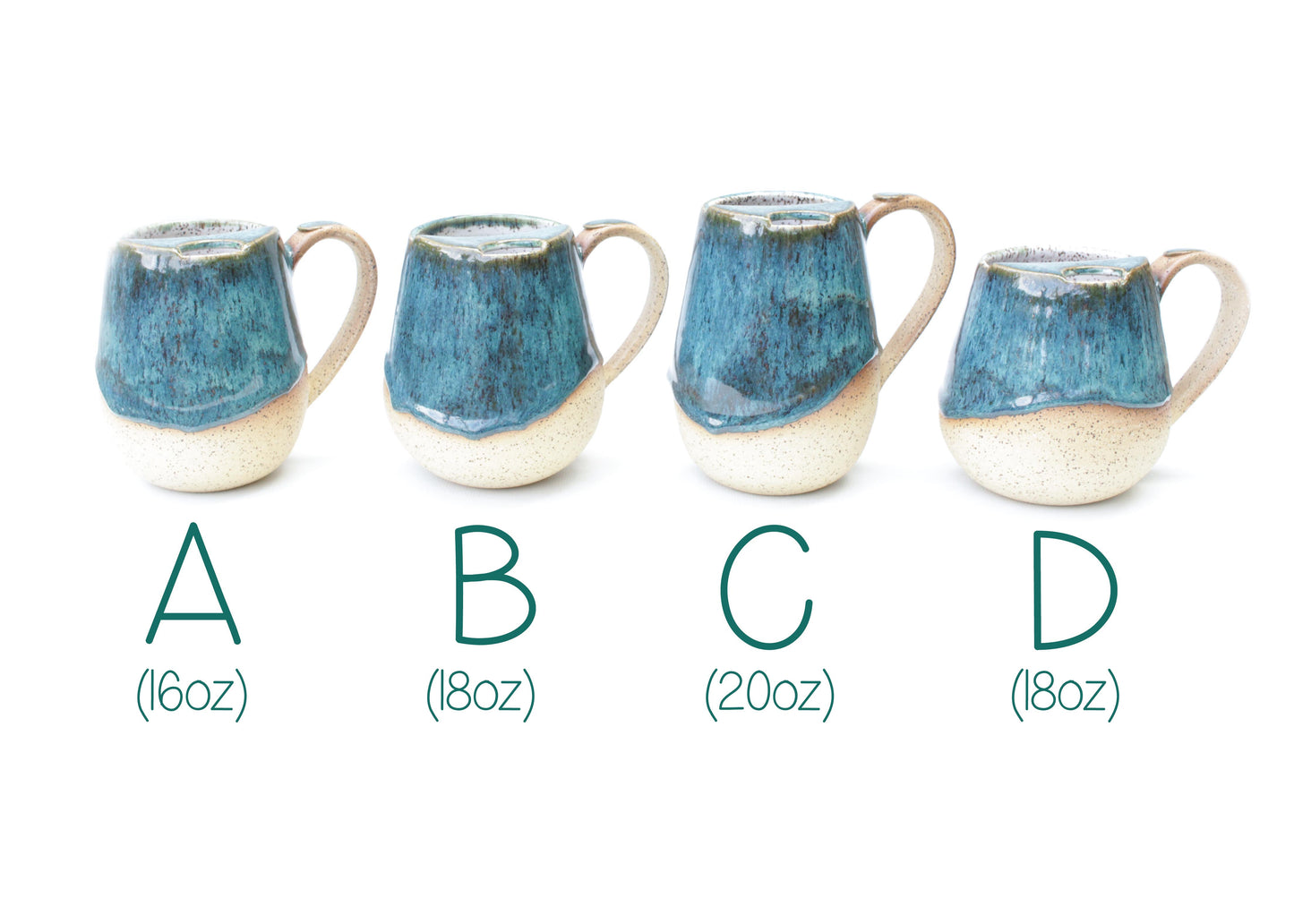 Emerald Ocean Speckled Stoneware Sip-Top Mug