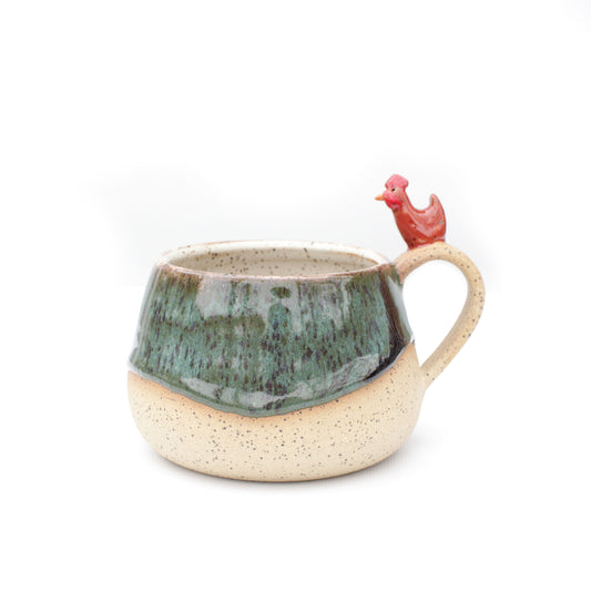 Chicken Tea Buddy Sculpture Mug