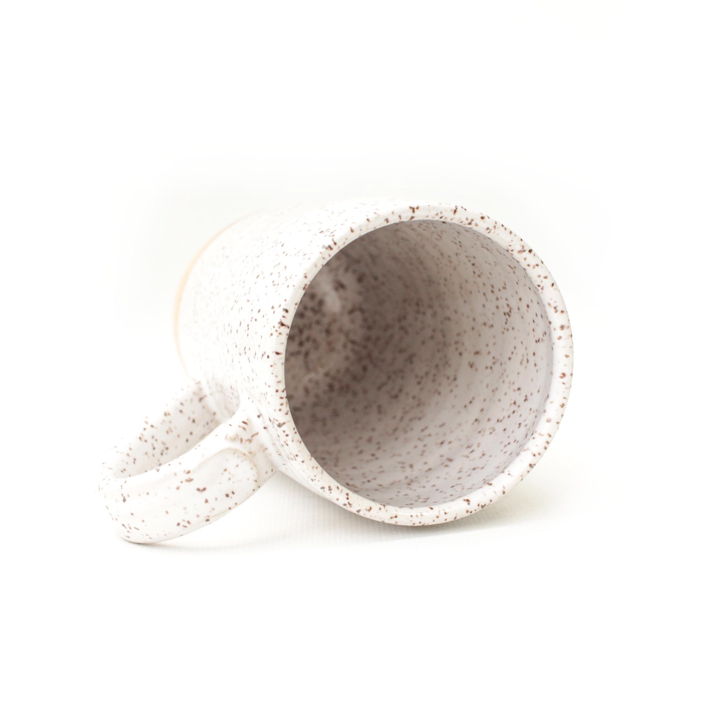 Vanilla Bean Tall Speckled Stoneware Mug