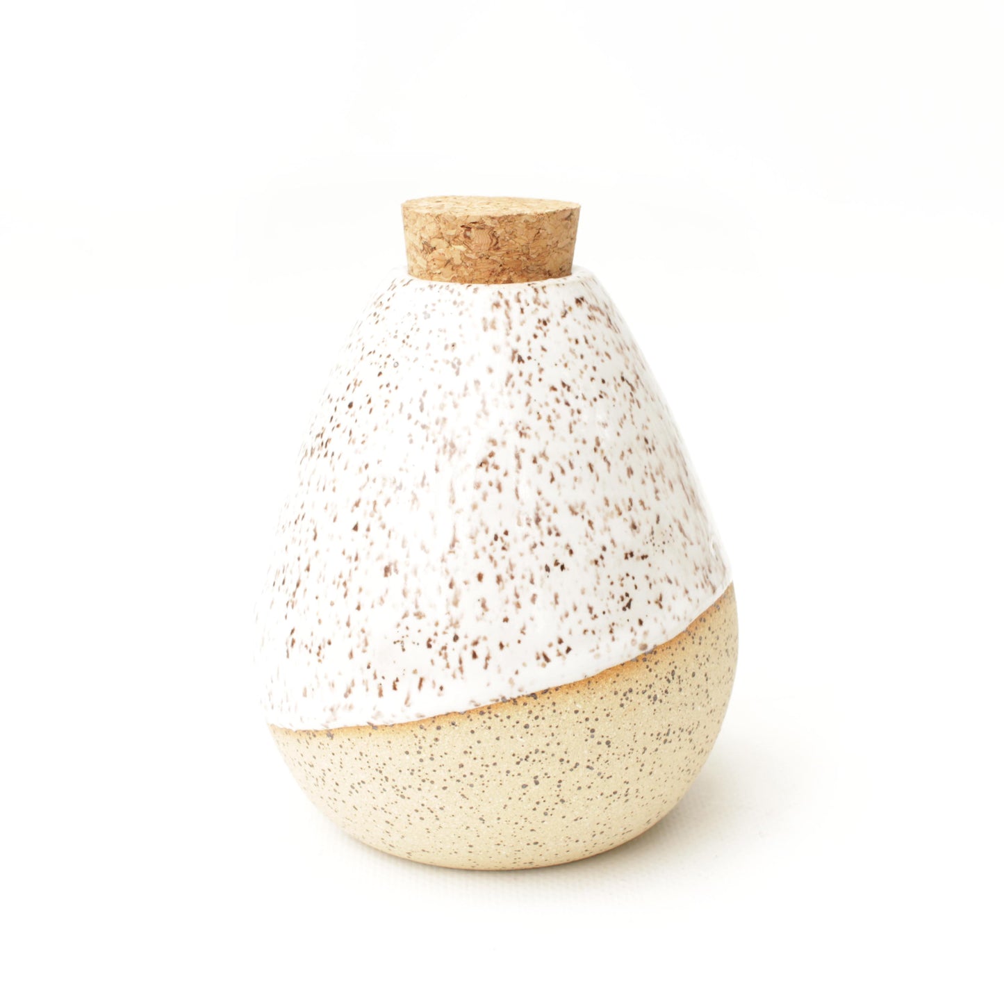 Ceramic Jar with Cork Stopper