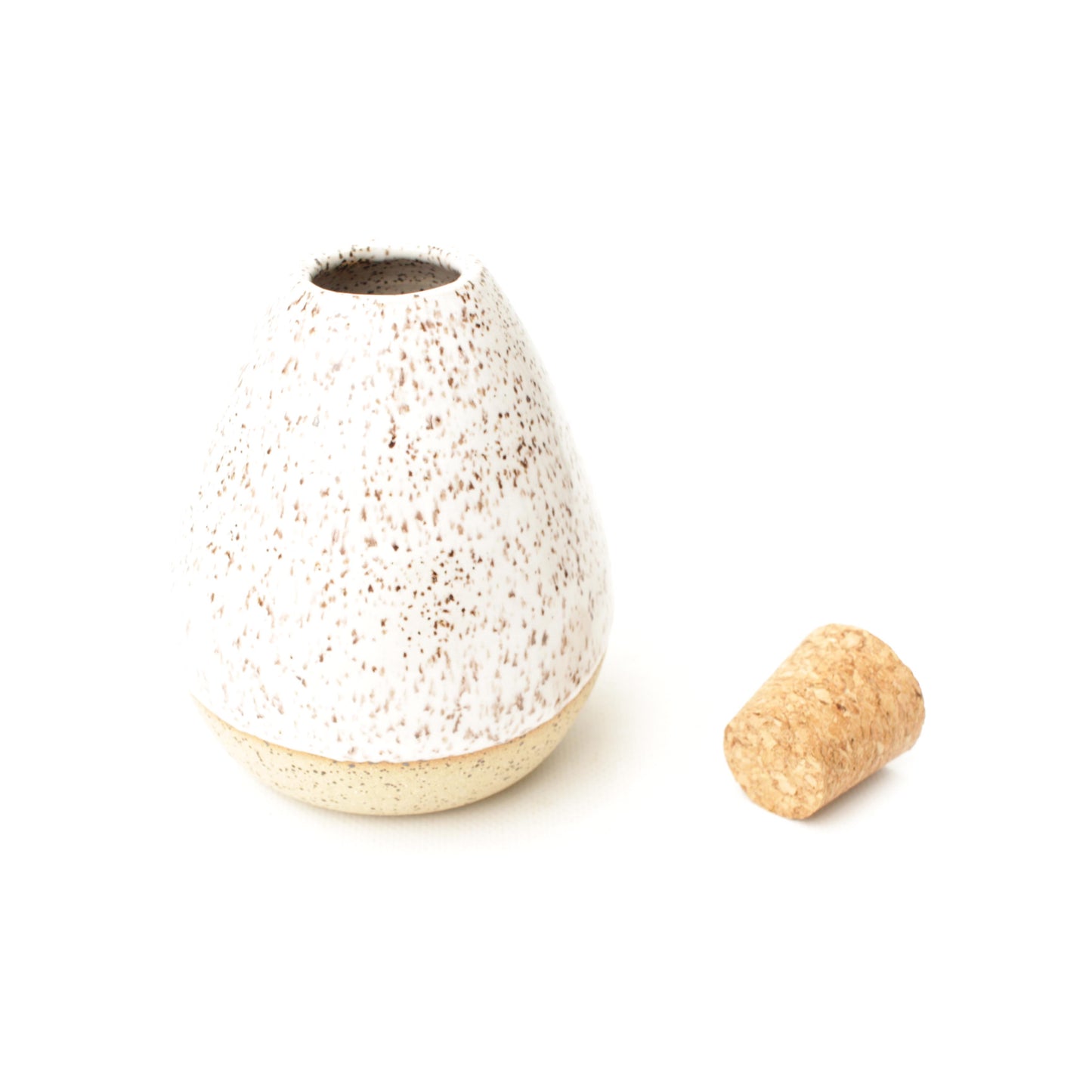 Ceramic Jar with Cork Stopper