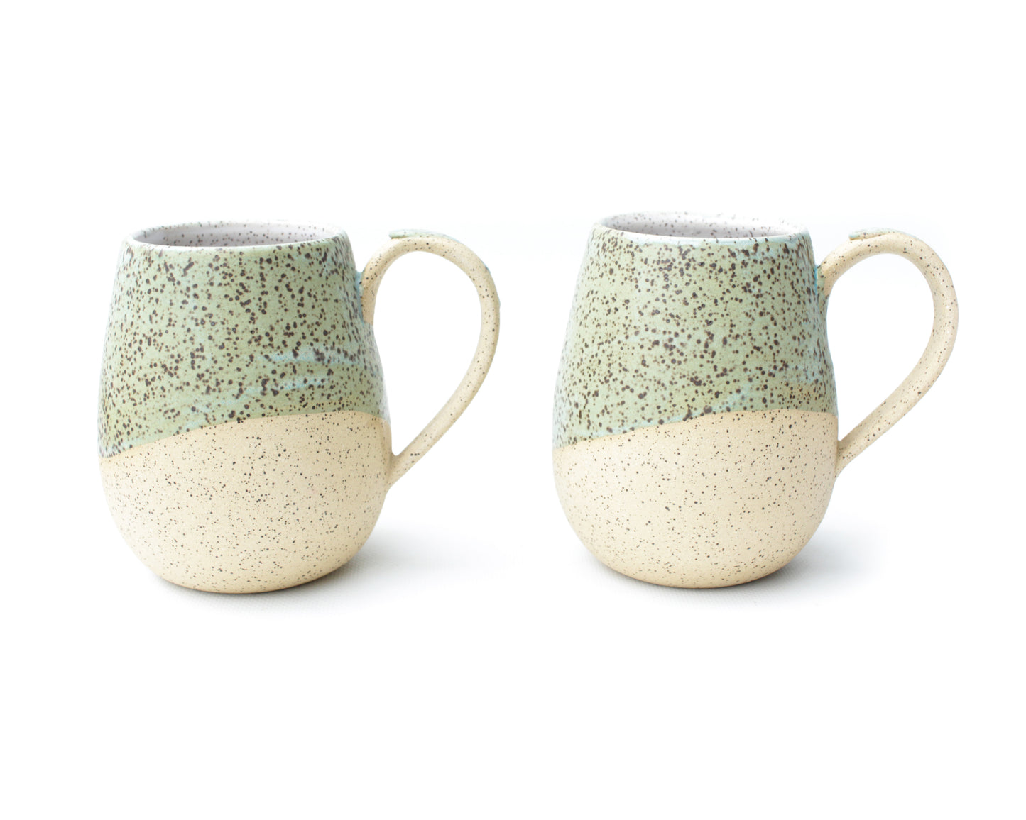Turquoise Speckled Stoneware Mug