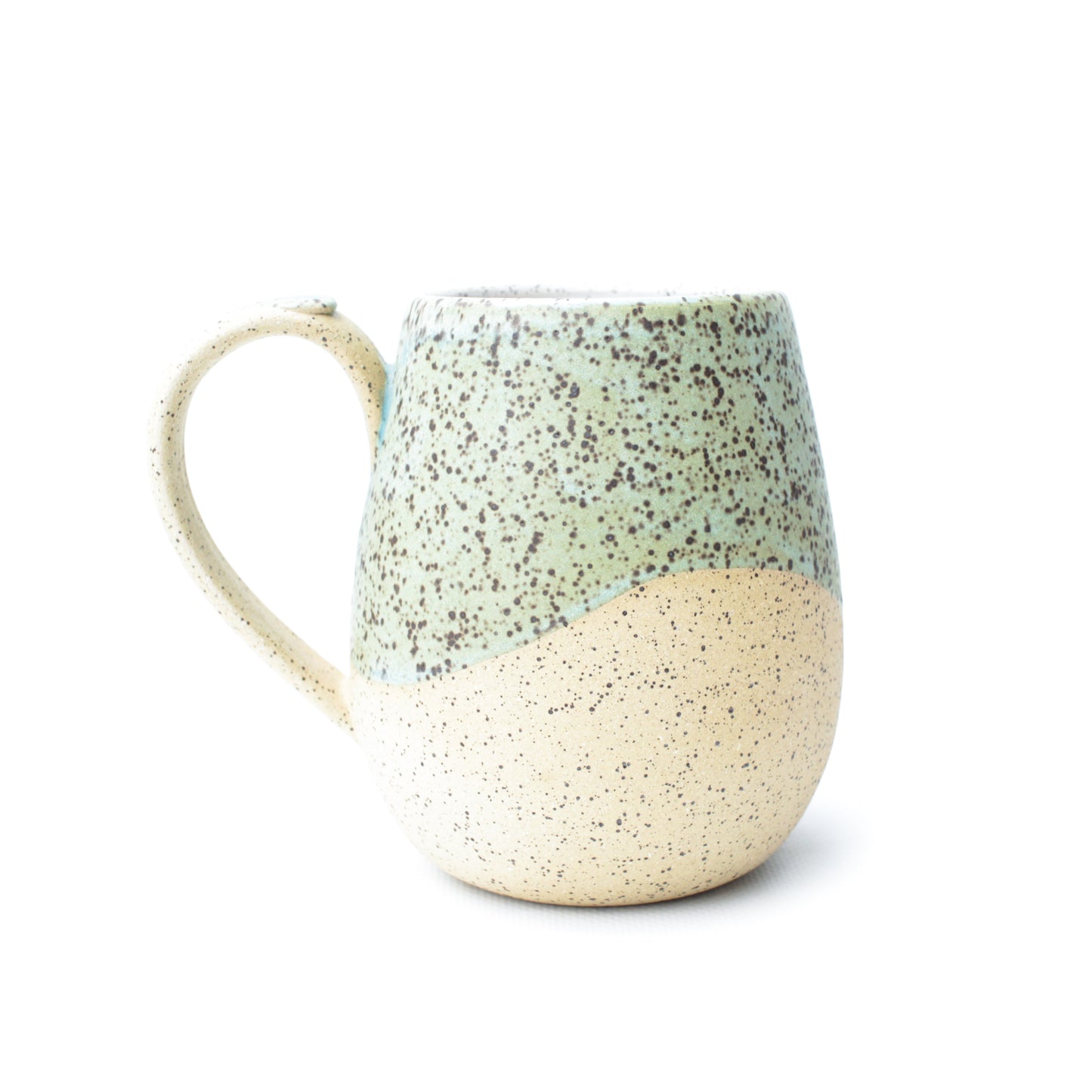 Turquoise Speckled Stoneware Mug