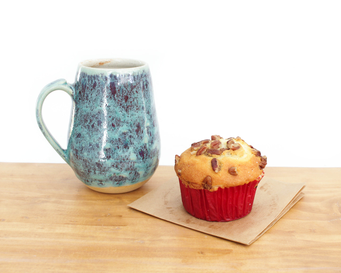 Blue Raspberry Stoneware Mug