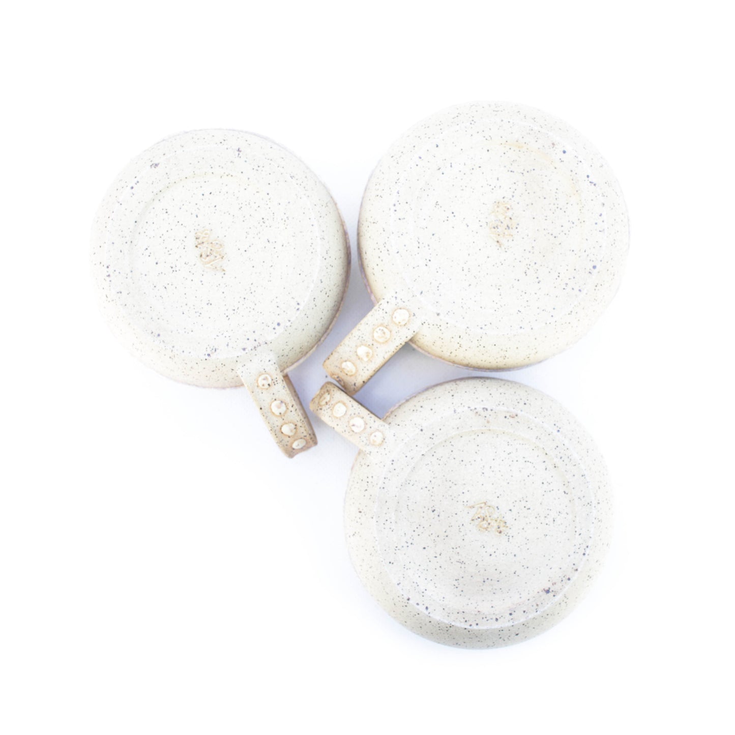 Toasted Cream Speckled Stoneware Latte Mug