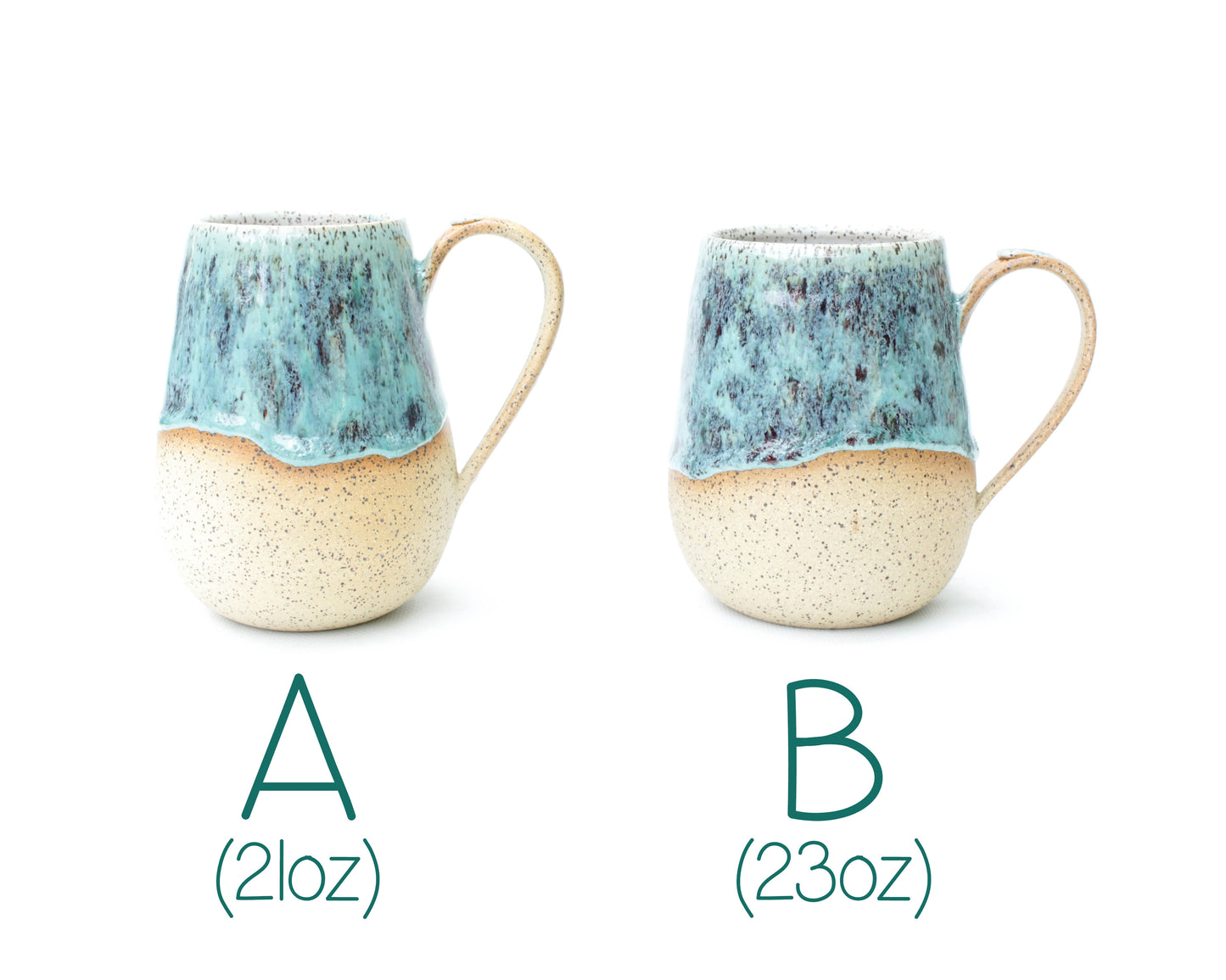 Blue Raspberry Speckled Stoneware Mug