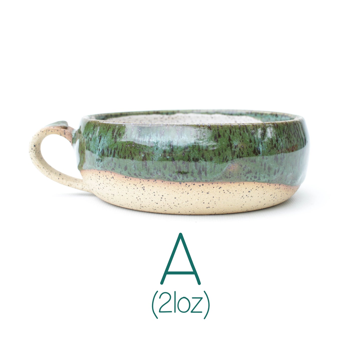 Forest Green Speckled Stoneware Mug