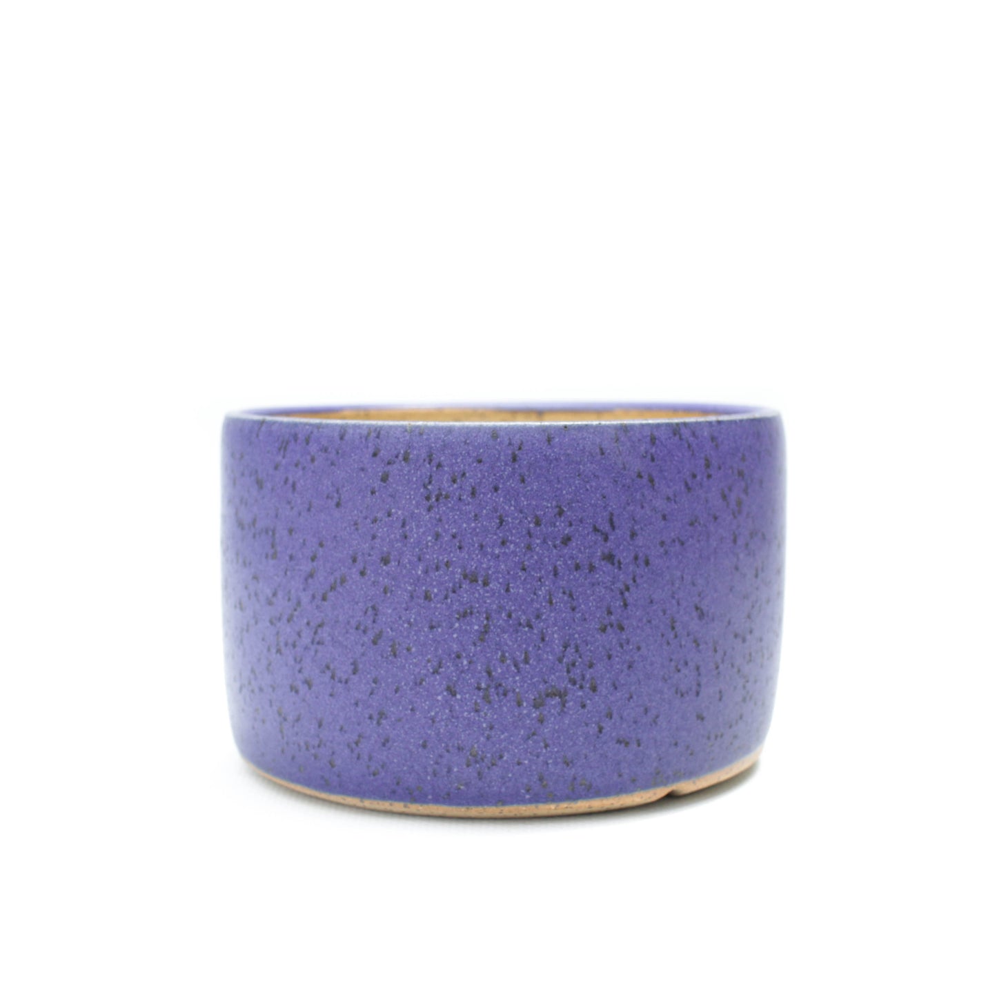 4.5" Blueberry Speckled Stoneware Planter Pot