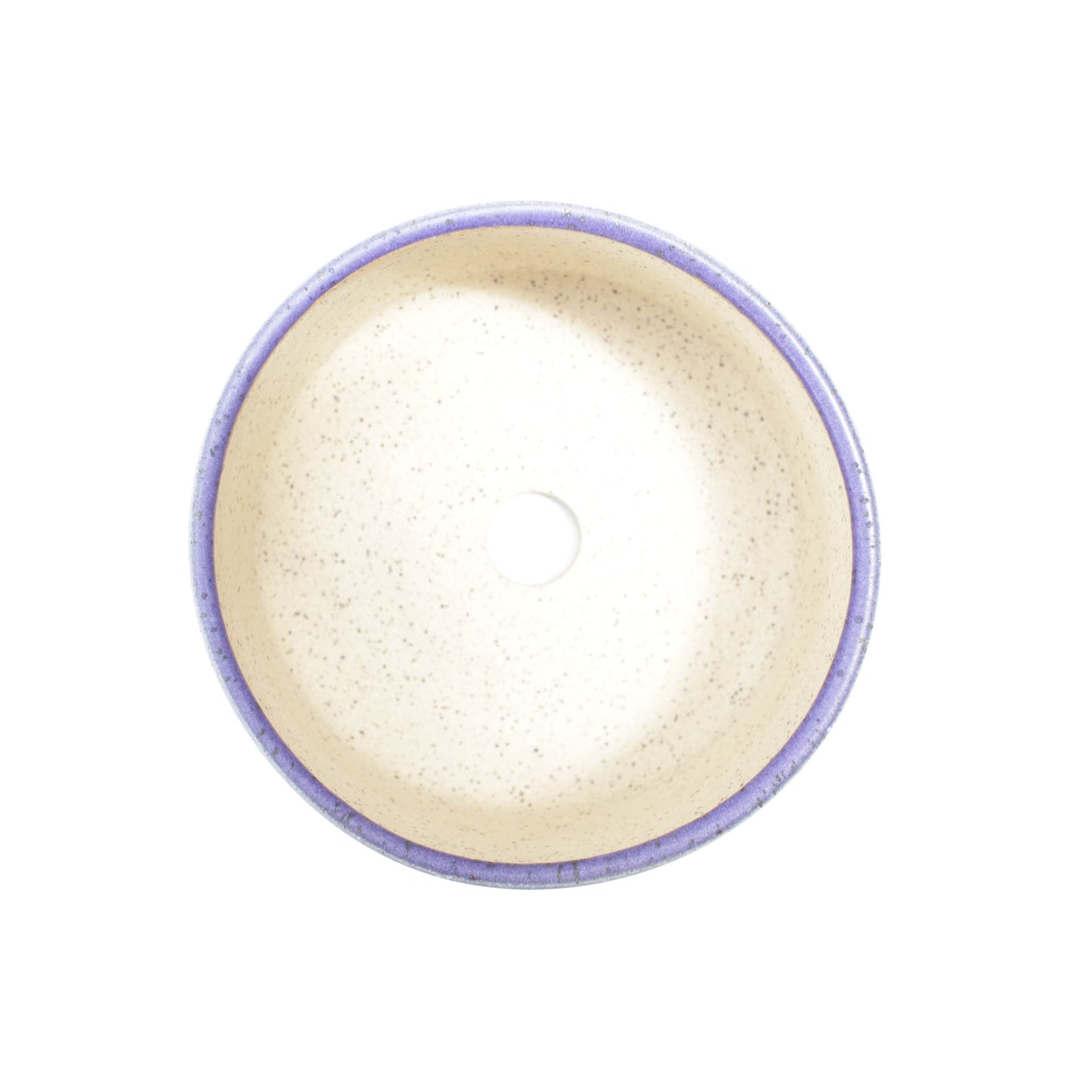 4.5" Blueberry Speckled Stoneware Planter Pot