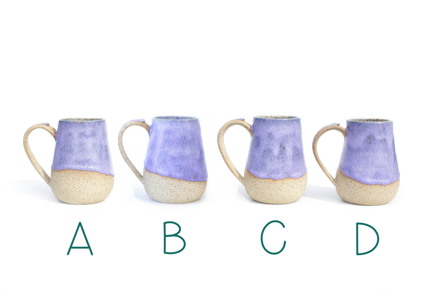 Purple Speckled Stoneware Mug