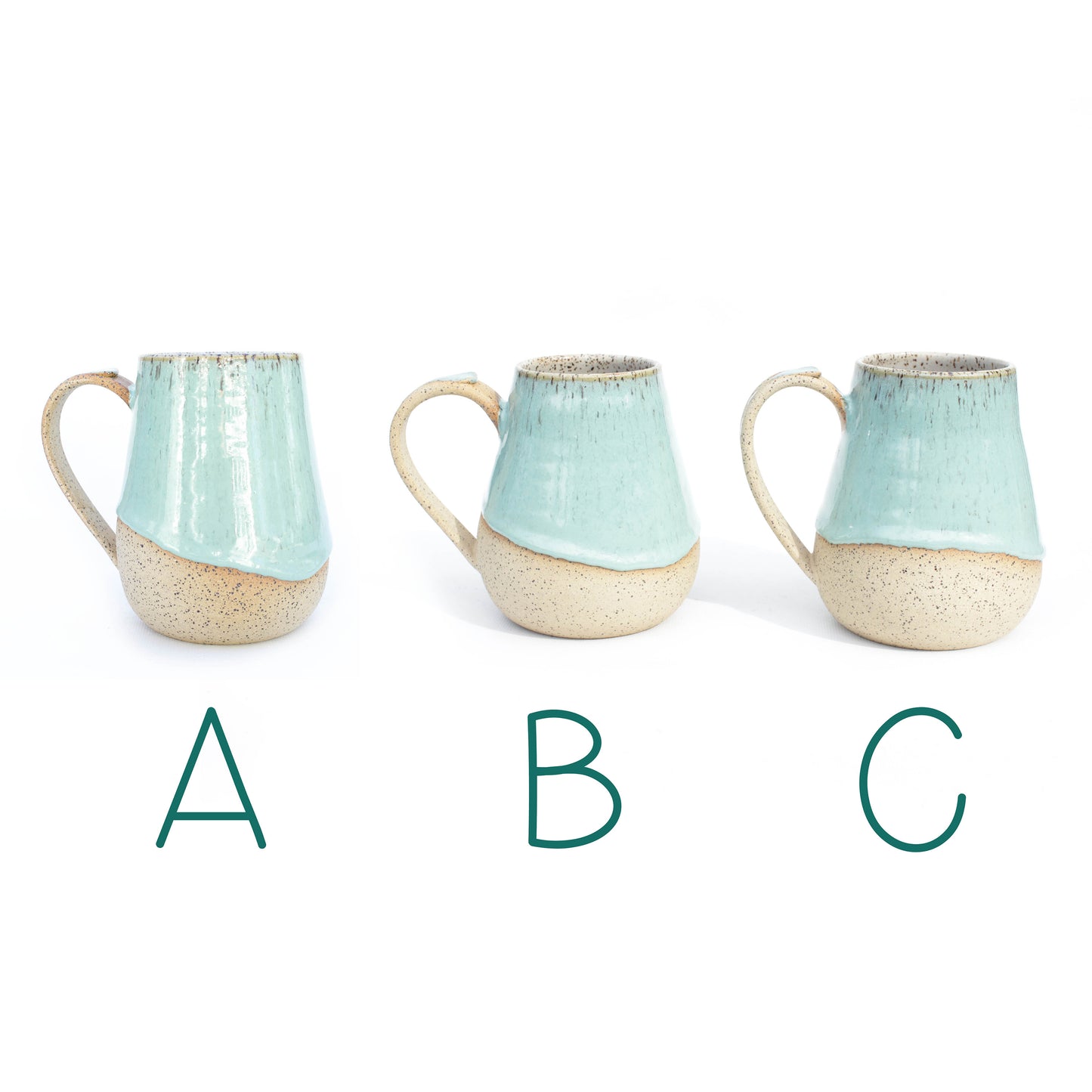 Arctic Mint Speckled Stoneware Mug