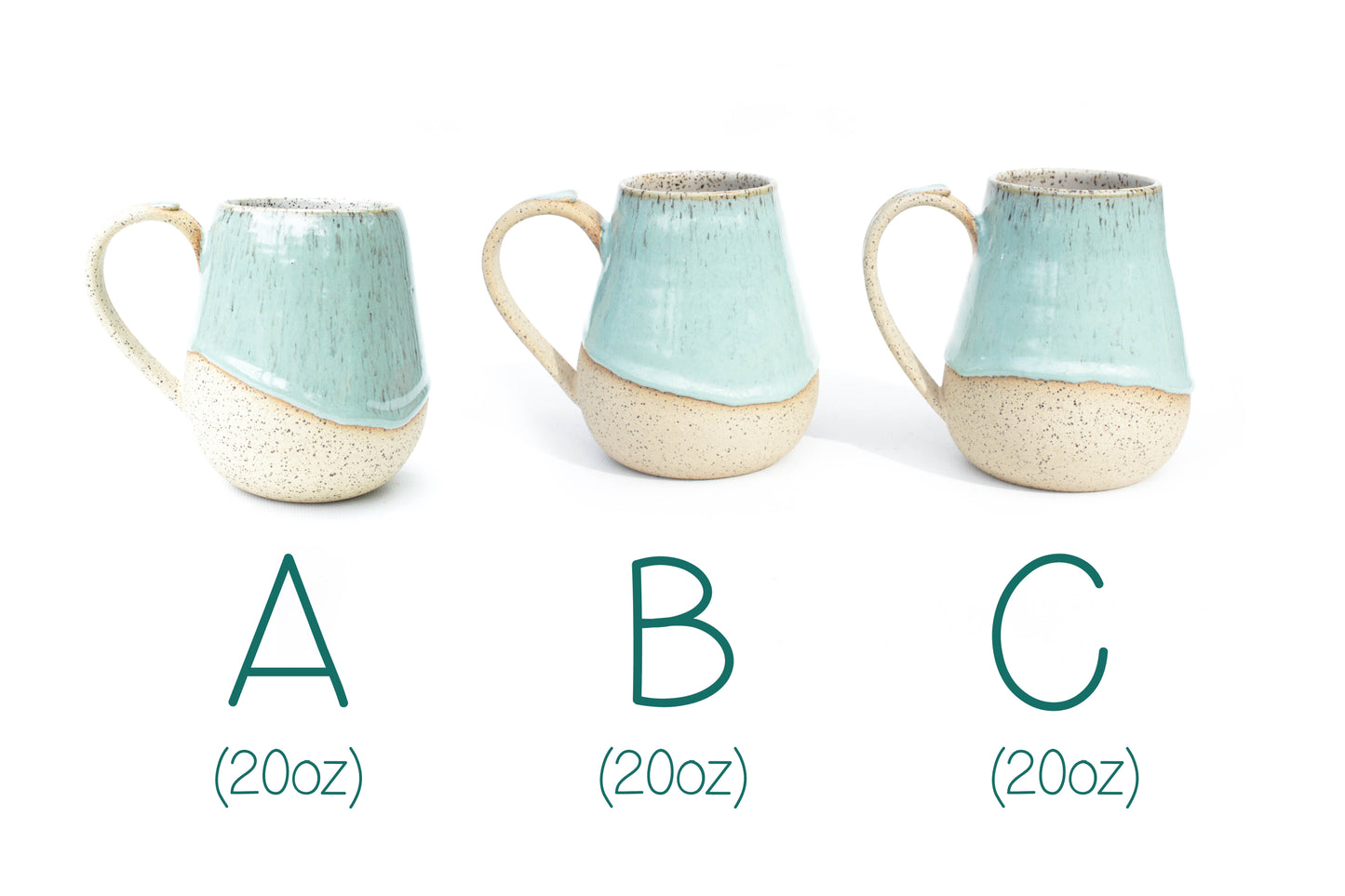 Arctic Mint Speckled Stoneware Mug