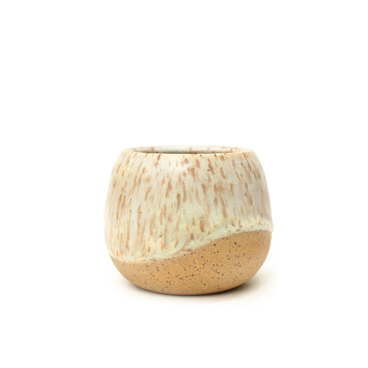 2.75" Pastel Speckled Stoneware Planter Pot