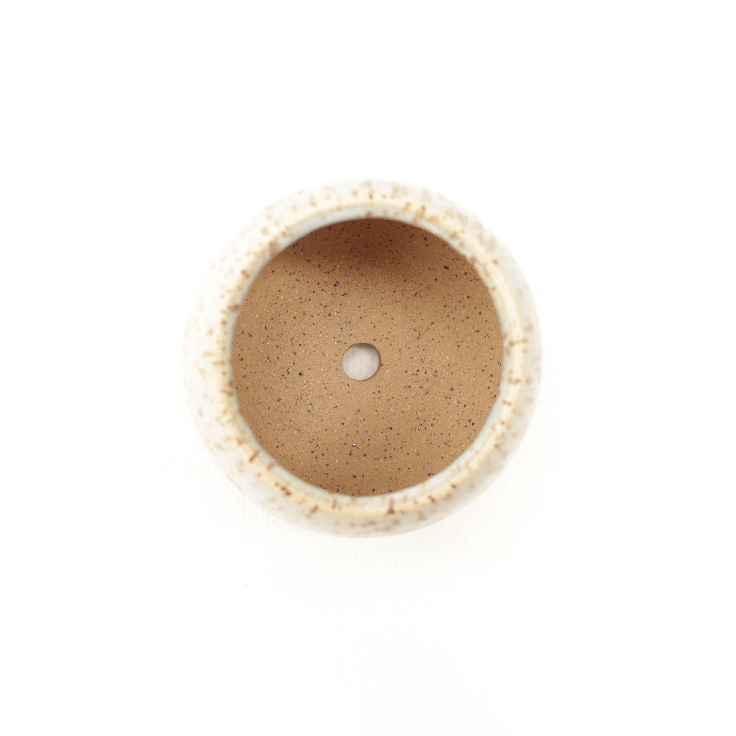 2.75" Pastel Speckled Stoneware Planter Pot