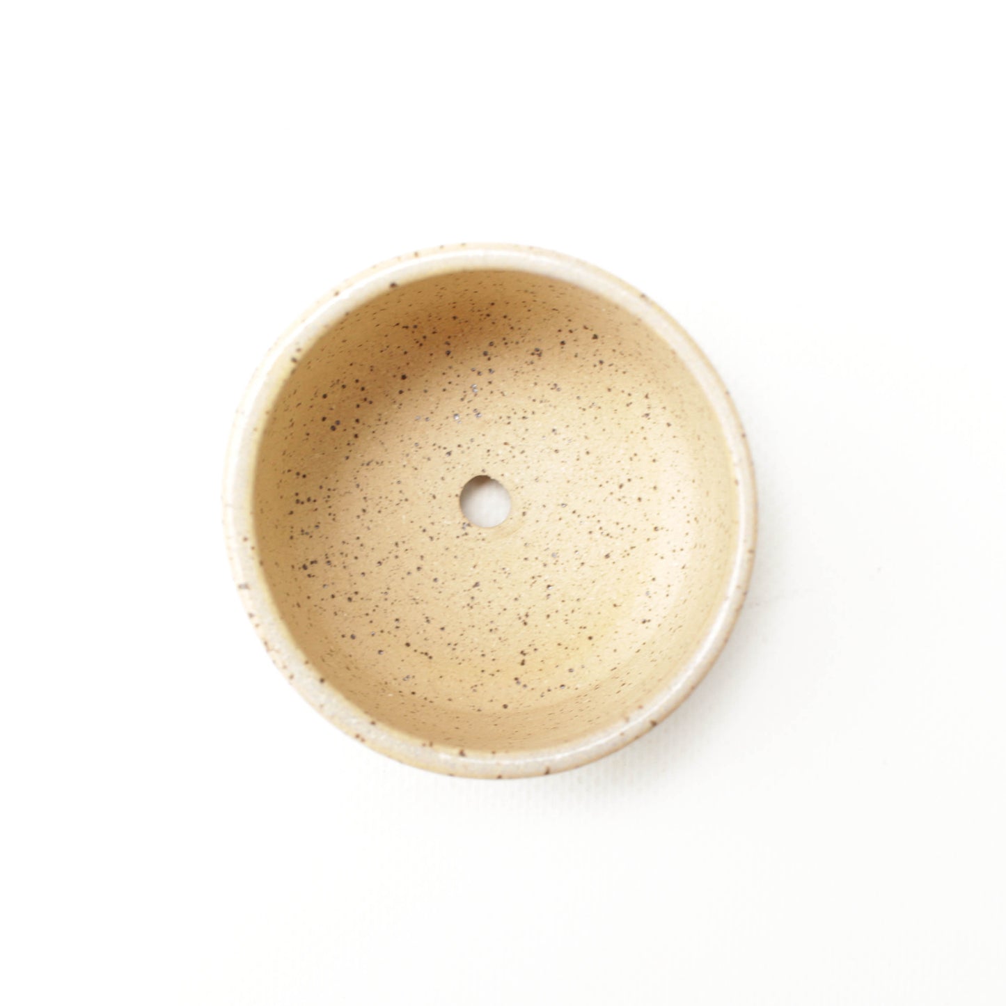 2.75" Pastel Speckled Stoneware Planter Pot