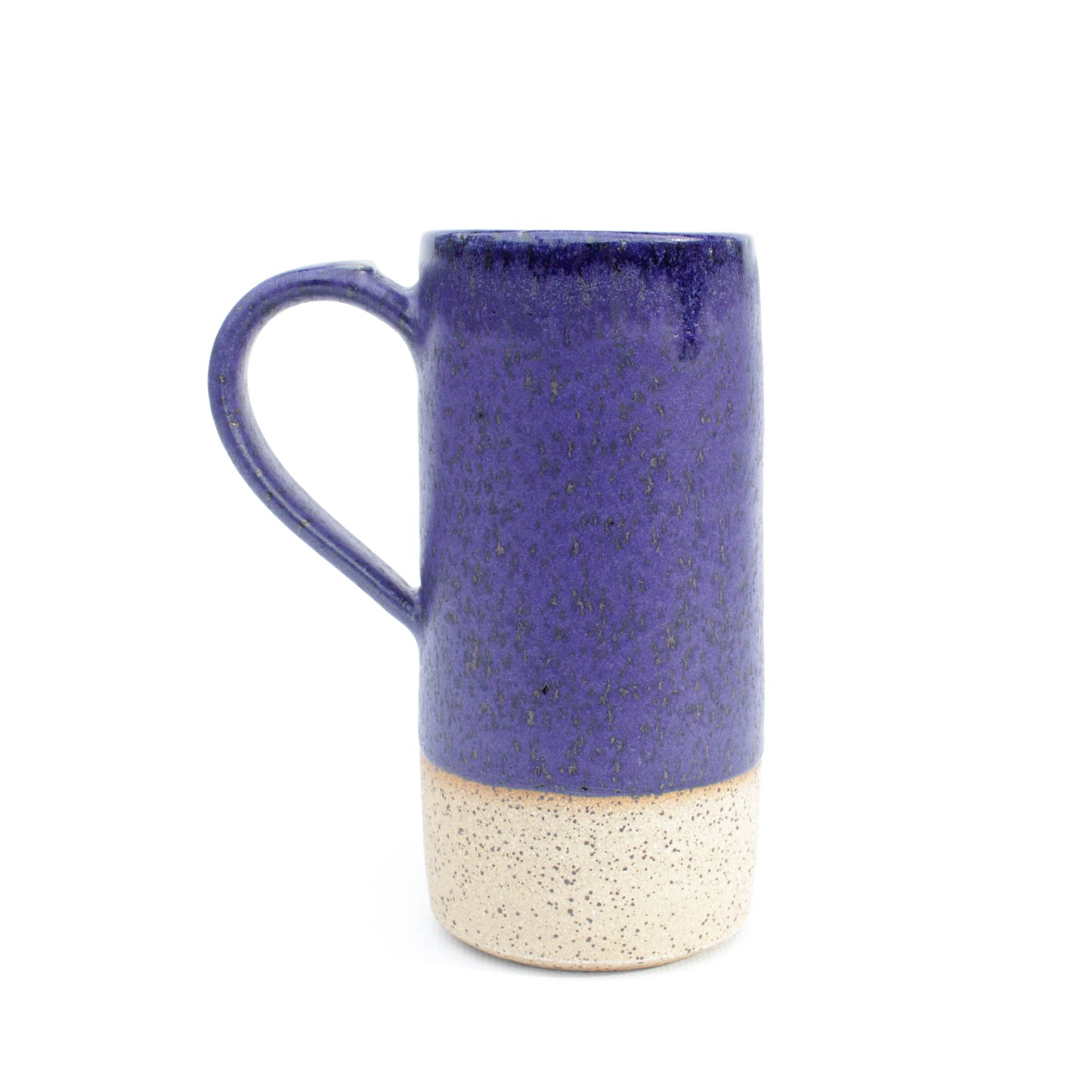 Blueberry Tall Speckled Stoneware Mug