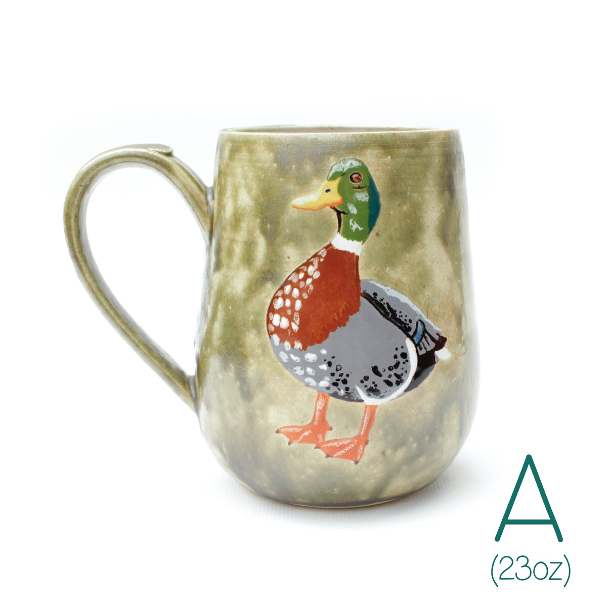 Mallard Duck Stoneware Mug