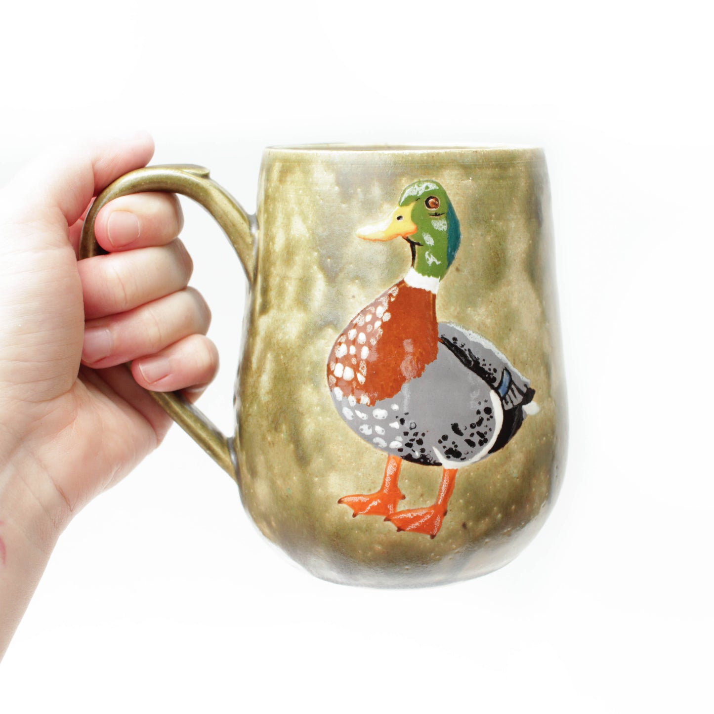 Mallard Duck Stoneware Mug