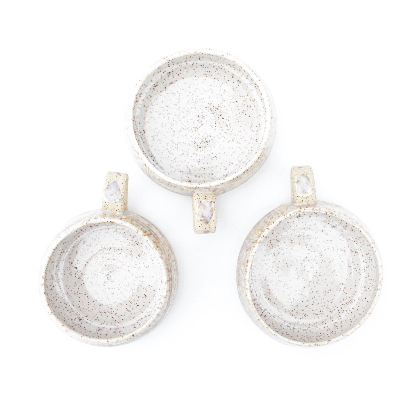 Crystal Cream Speckled Stoneware Mug