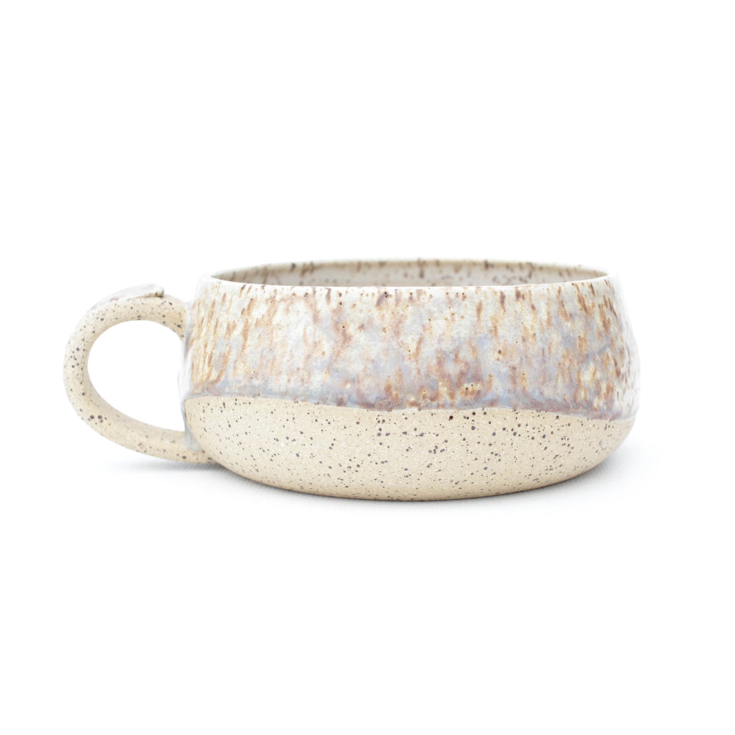 Crystal Cream Speckled Stoneware Mug