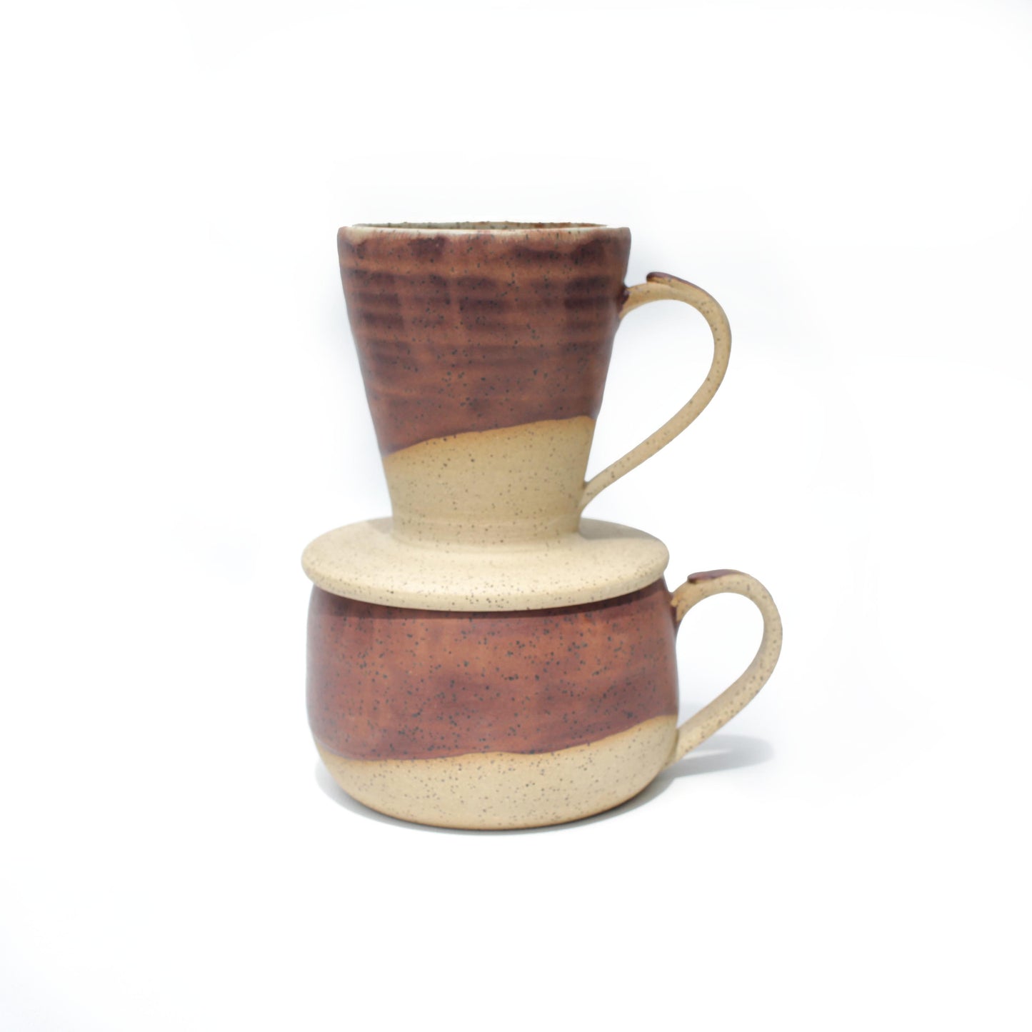 Rust Red Pour Over Coffee Maker Kit
