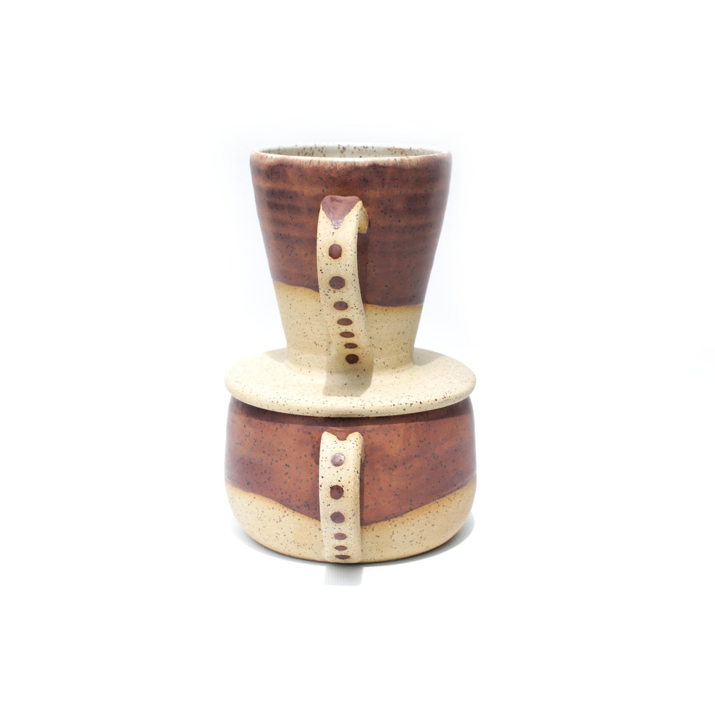 Rust Red Pour Over Coffee Maker Kit