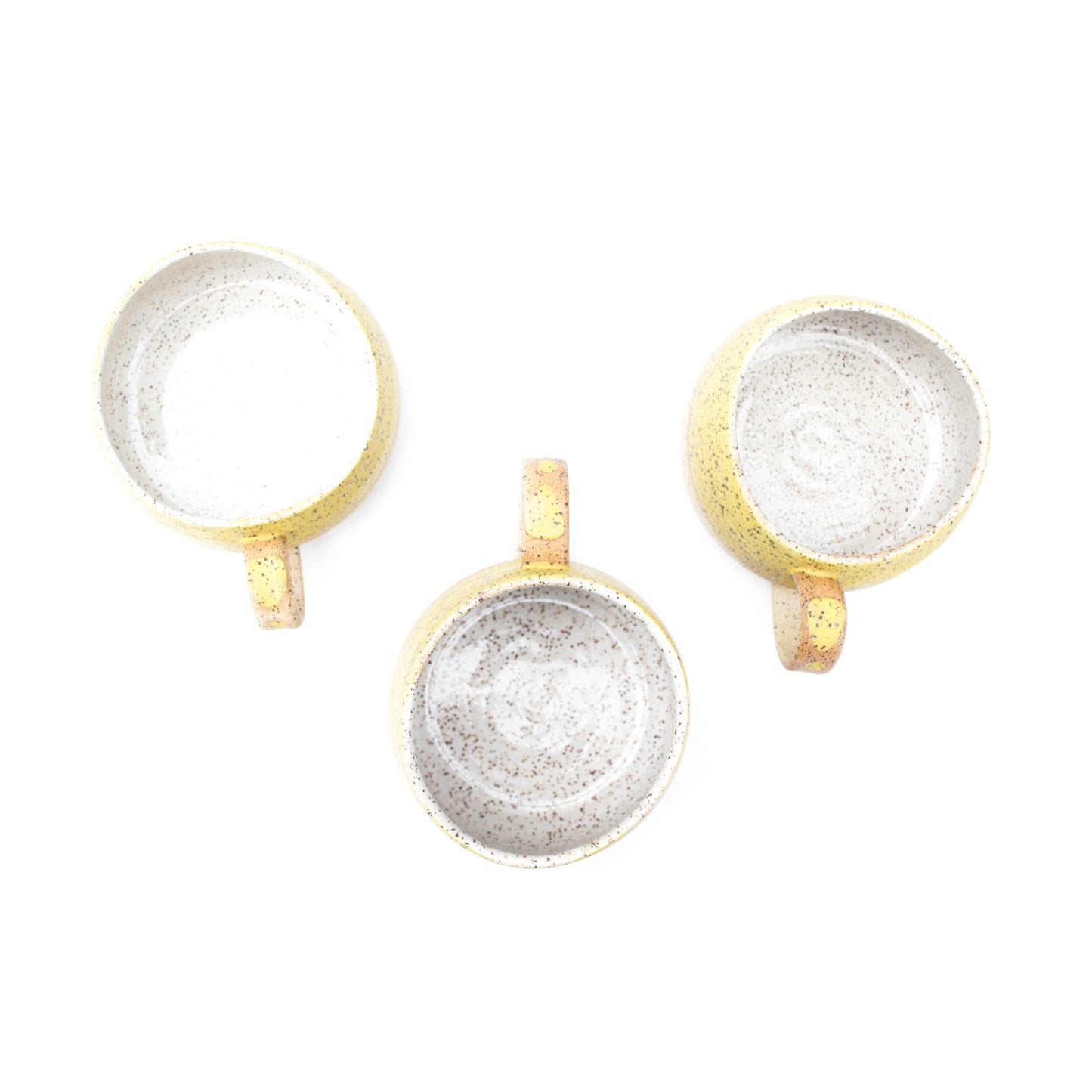 Sunflower Yellow Speckled Stoneware Mug