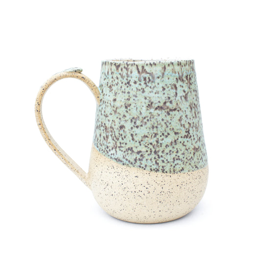 Turquoise Speckled Stoneware Mug