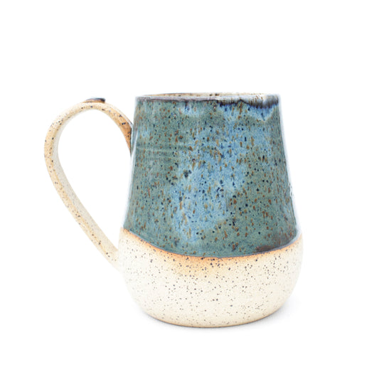 Blue Speckled Stoneware Mug